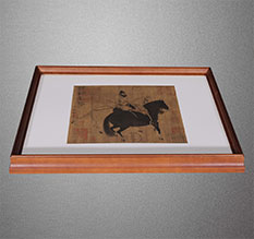 拉孜书画装裱配框服务案例